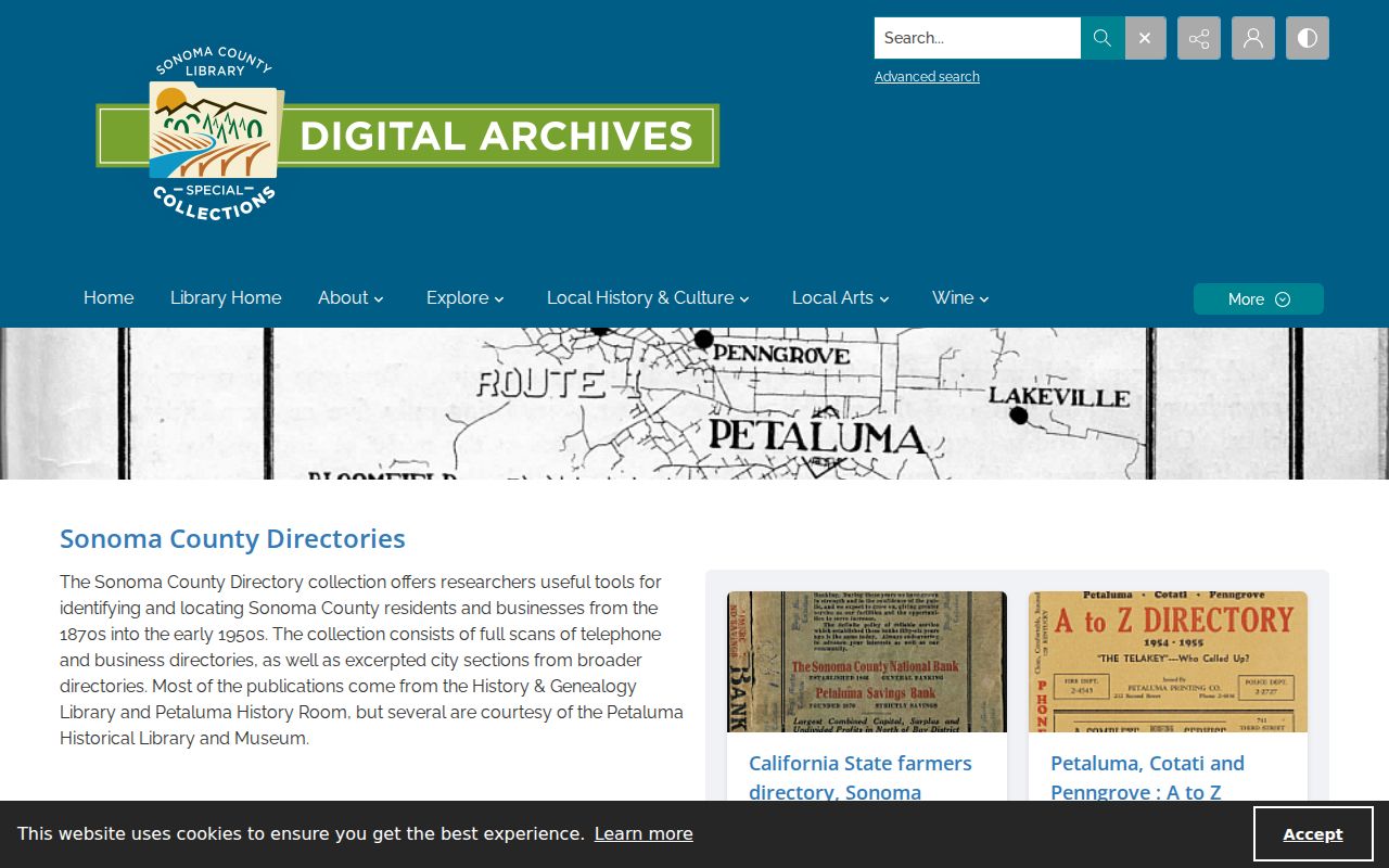 Rohnert Park city directory Sonoma County historical collection