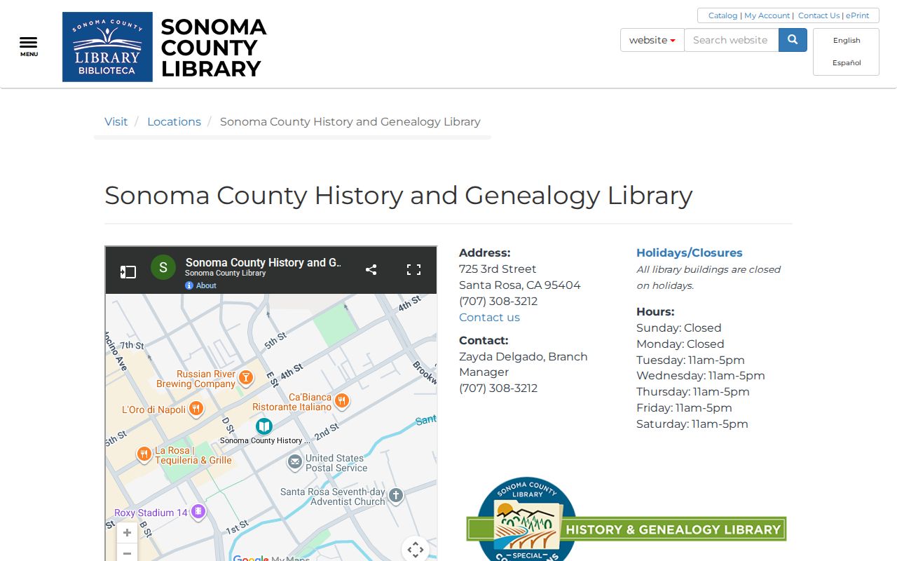 Rohnert Park residents directory History and Genealogy Library